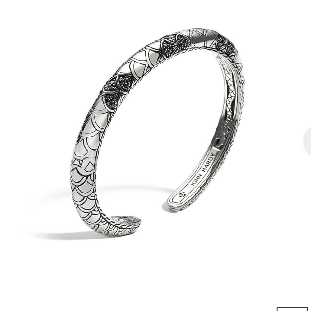 John Hardy Legends Black Sapphire Cuff Bracelet